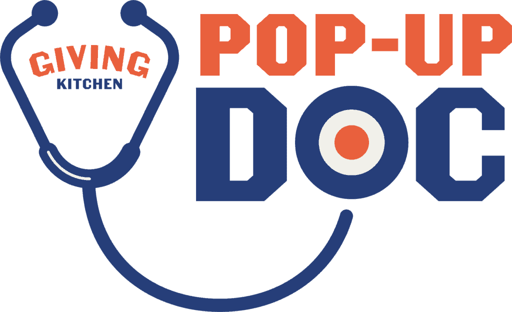 logo for giving kitchen's pop-up doc
