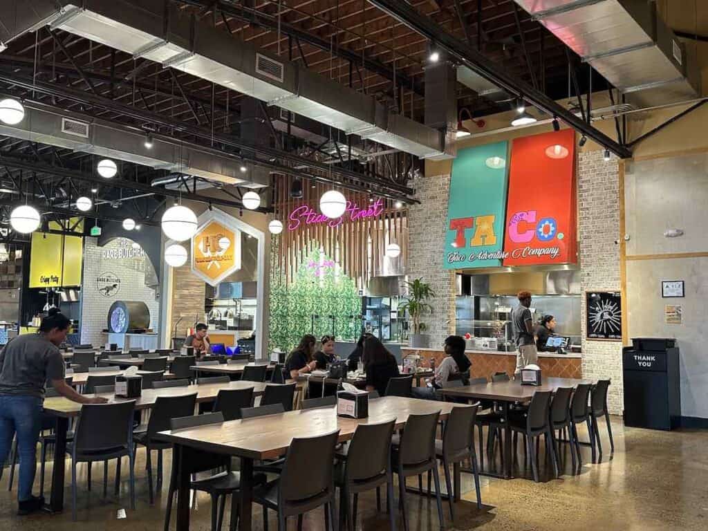 Interior of Urban District Market