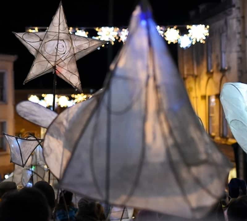 White lanterns 