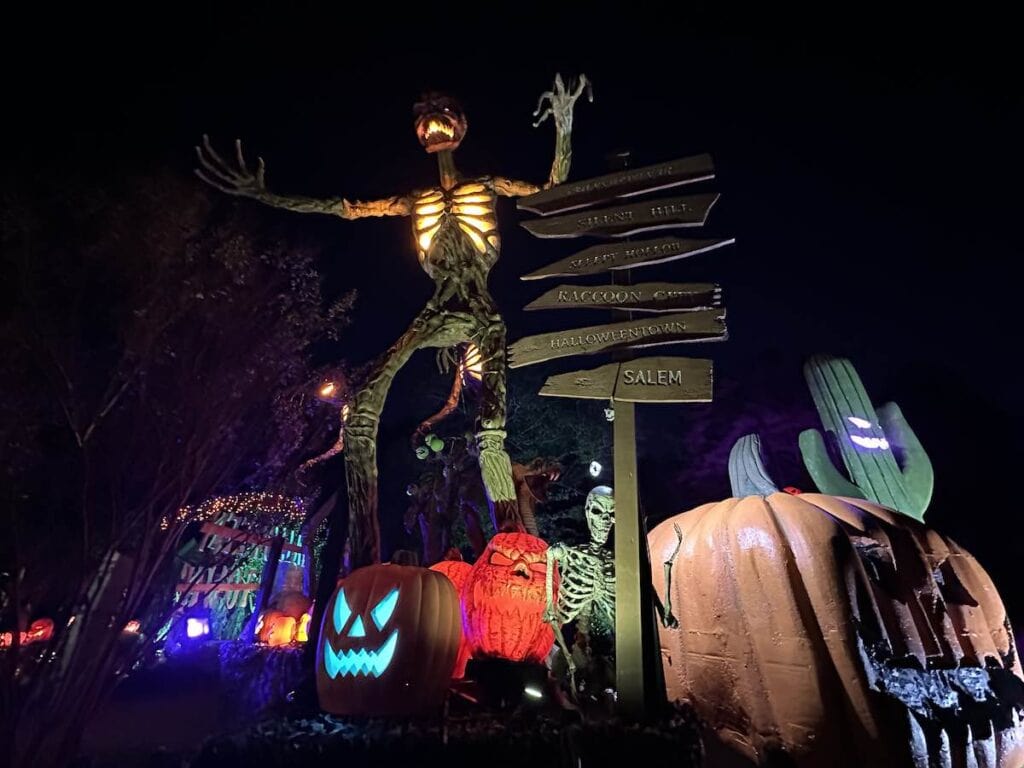 Haunted yard in Mt. Holly, NC