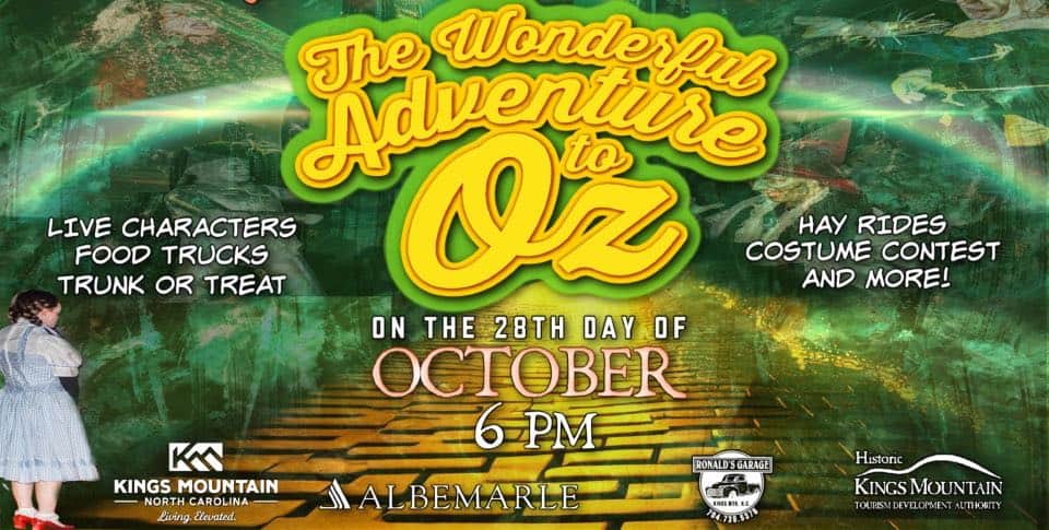 banner for the wonderful adventure to oz