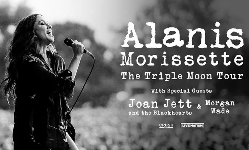 poster for Alanis Morissette concert