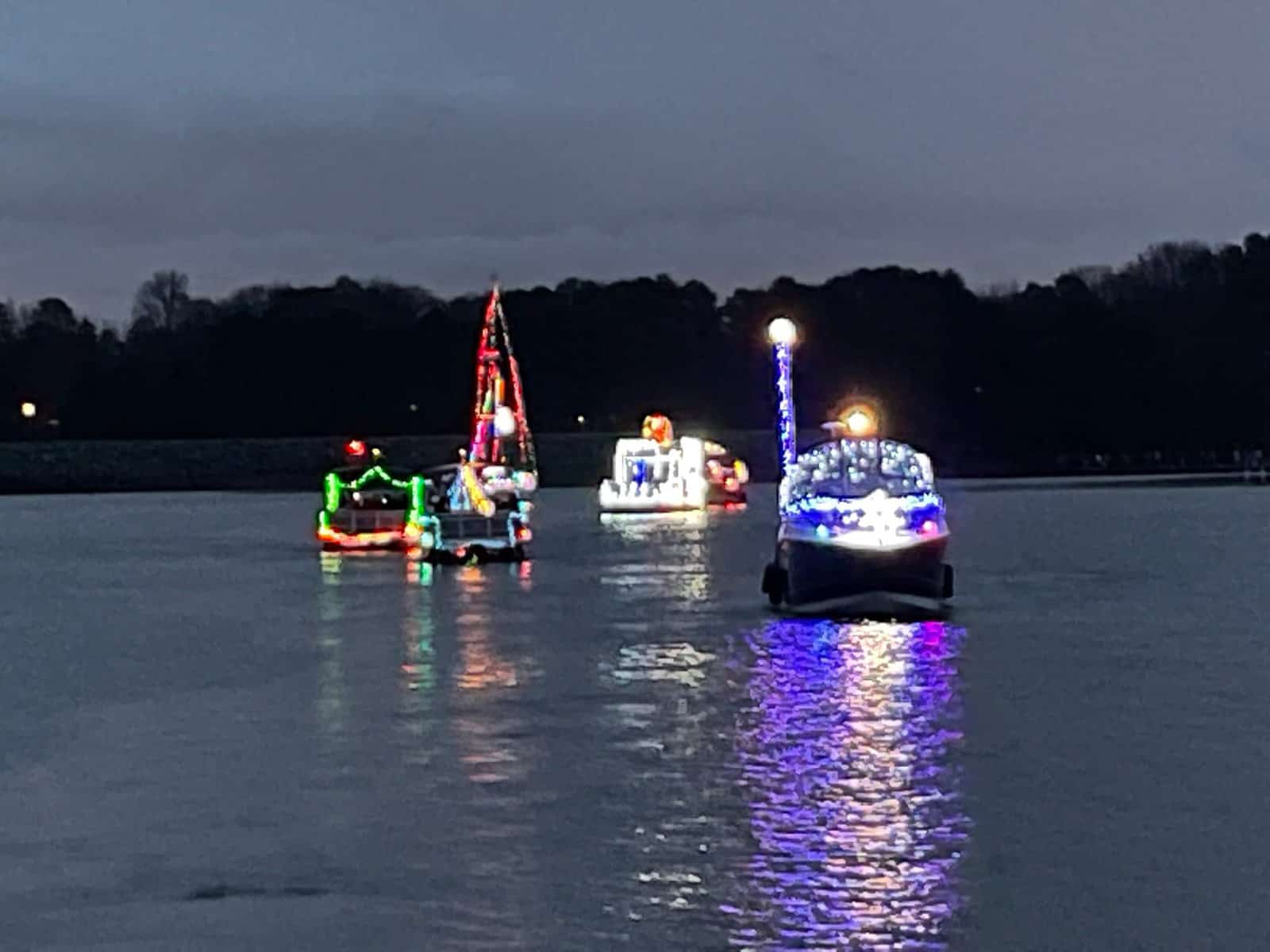 Lake Norman and Lake Wylie Christmas Lighted Boat Parades Dec 16