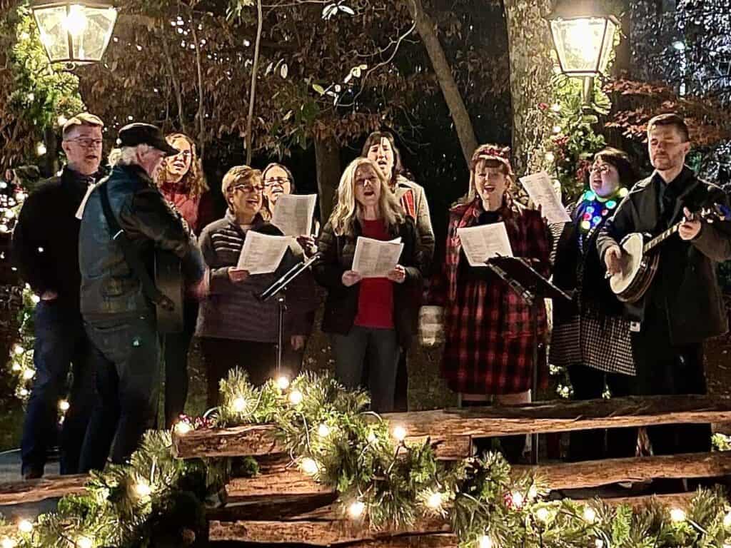 Singers at Christmas at the Library