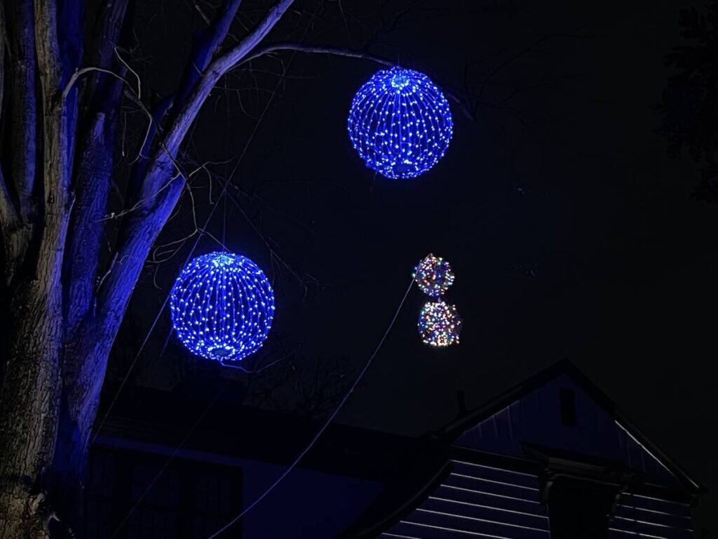 Light balls at Hillside Avenue in Charlotte