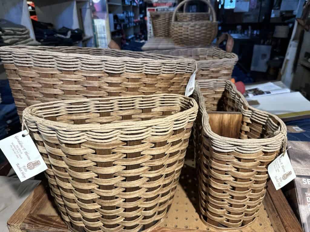 hand-made baskets