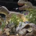 3 large animatronic dinosaurs