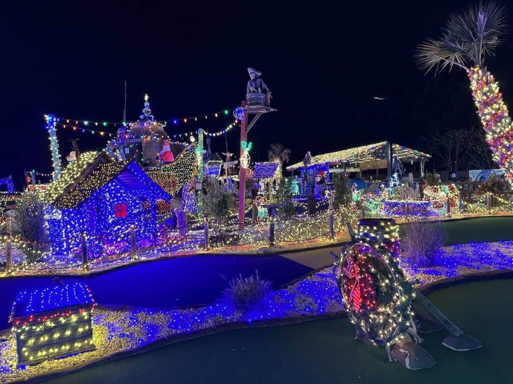 High Seas Mini Golf's Pirate Christmas