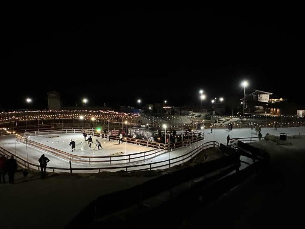 Ice skating and hockey at Whitewater Center