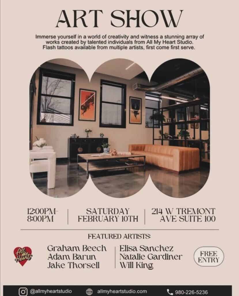 poster for art show