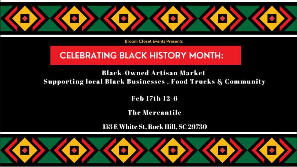 banner for black artisan market