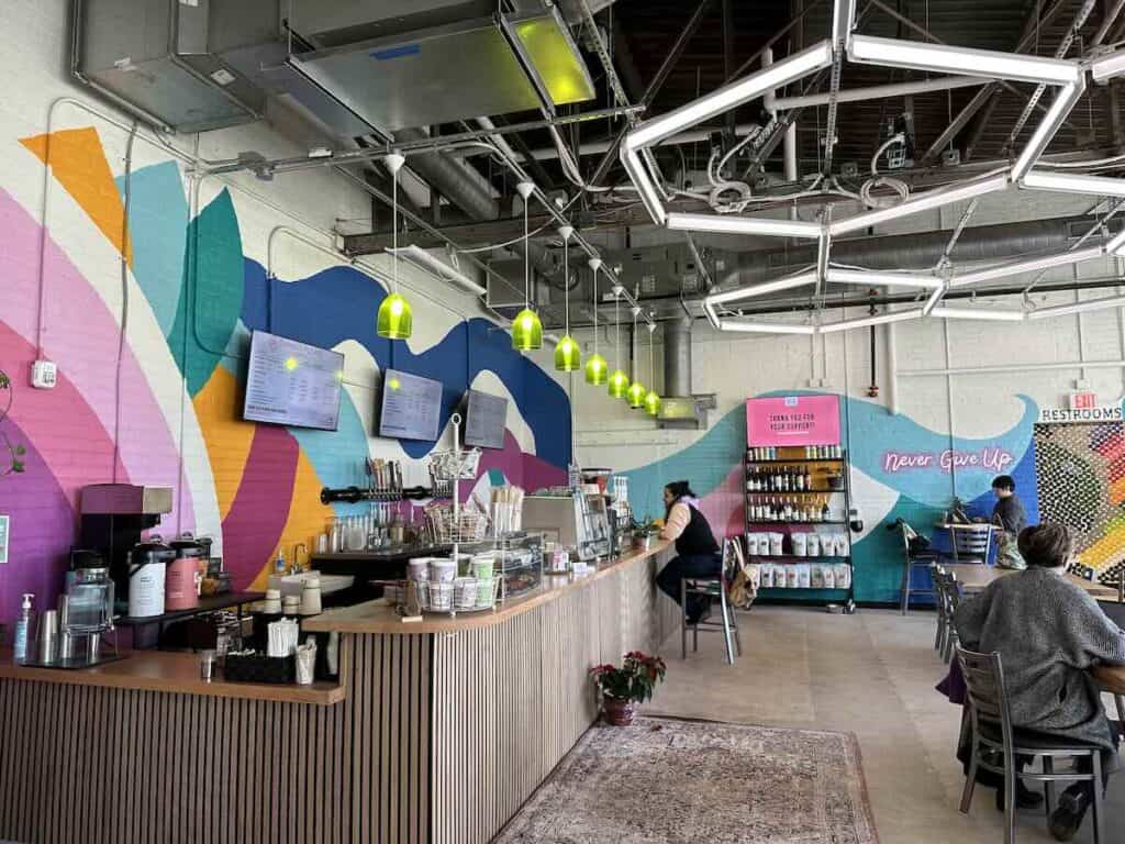 Cafe in Innovation Barn