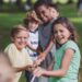 kids playing tug of war