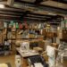 boxes in a warehouse