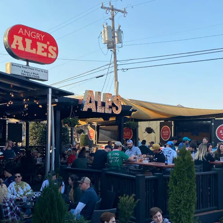 patio at Angry Ale's