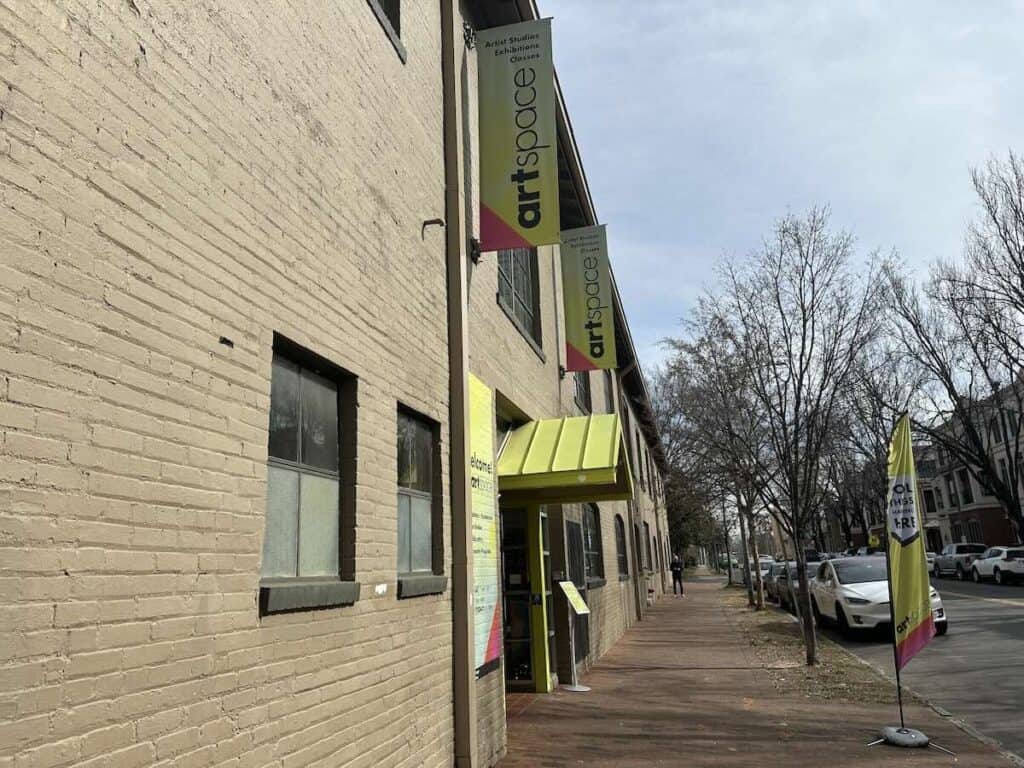 Exterior of ArtSpace in Raleigh