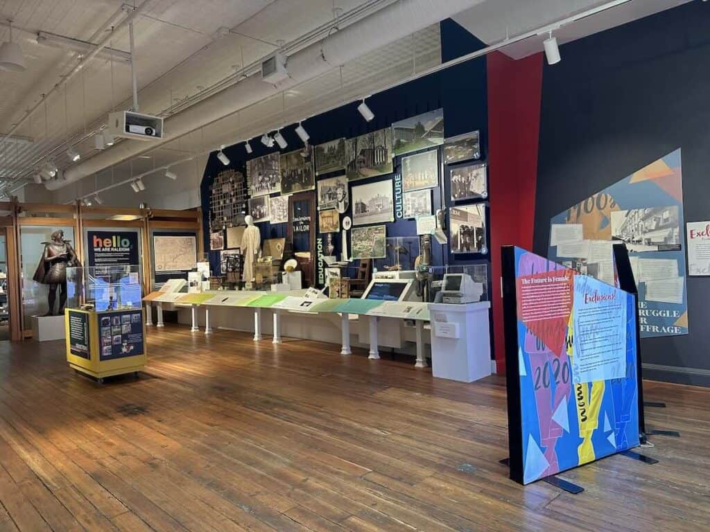 Interior of City of Raleigh Museum