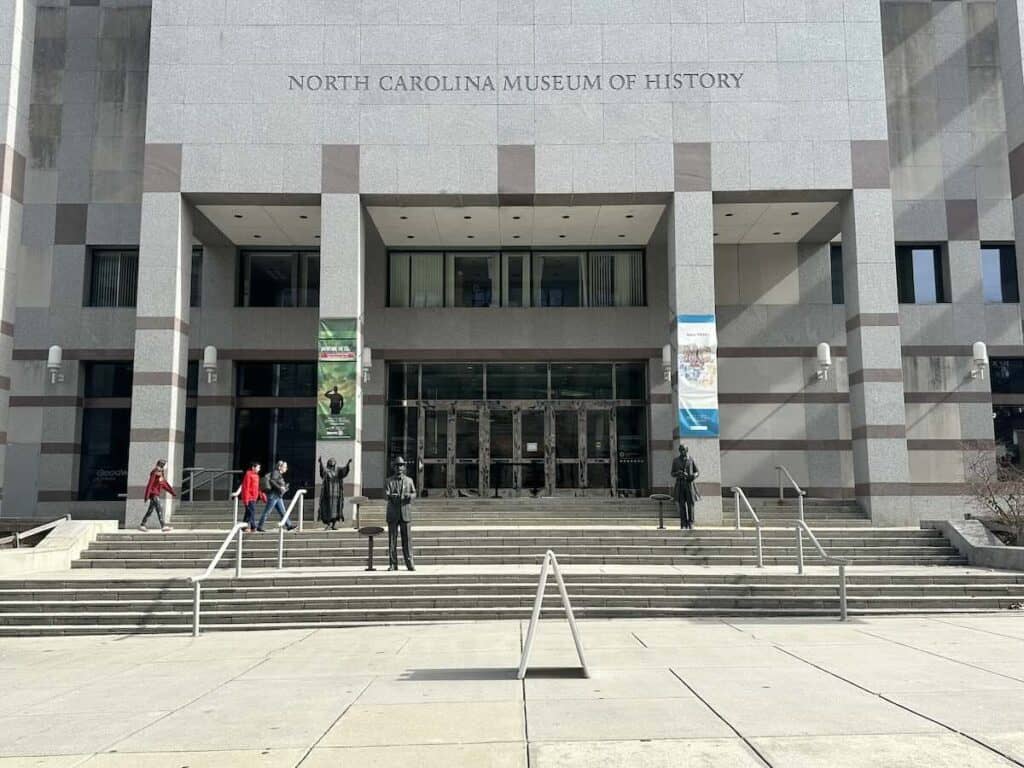 exterior of North Carolina Museum of History in Raleigh