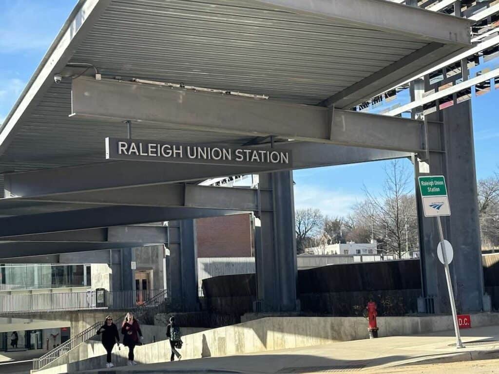 Exterior of Raleigh Union Station