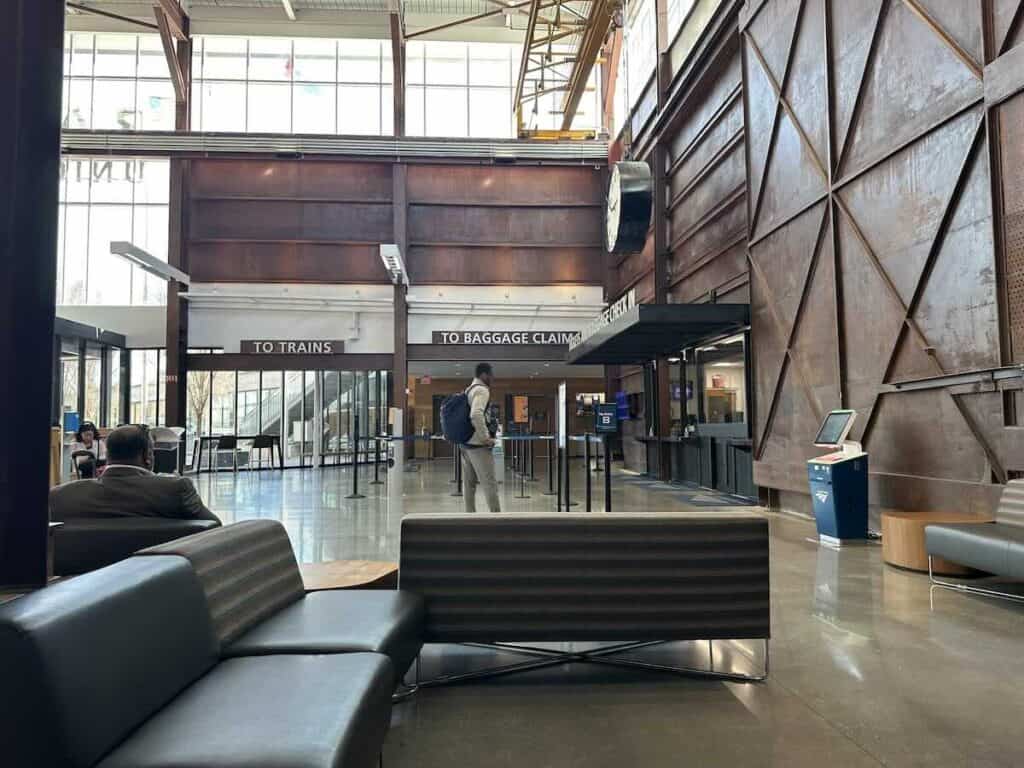 Raleigh Union Station lounge