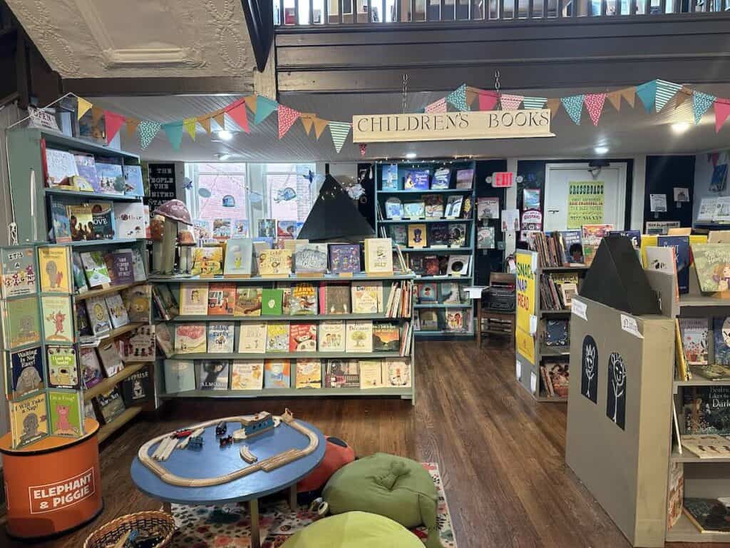 children's section of South Main Book Company in Salisbury