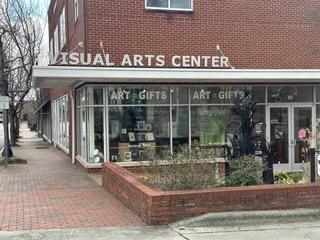 Exterior of Waterworks Visual Arts Center in Salisbury