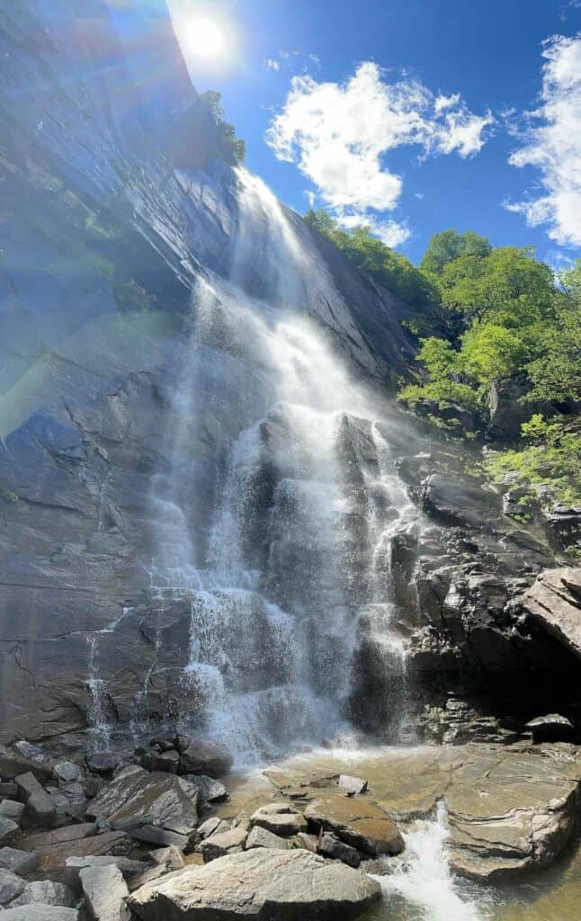 Hickory Nut Falls at Chimney Rock State Park