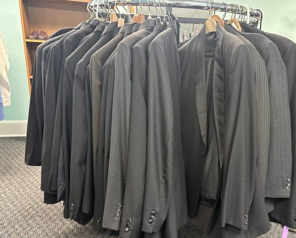 gray men's suit jackets