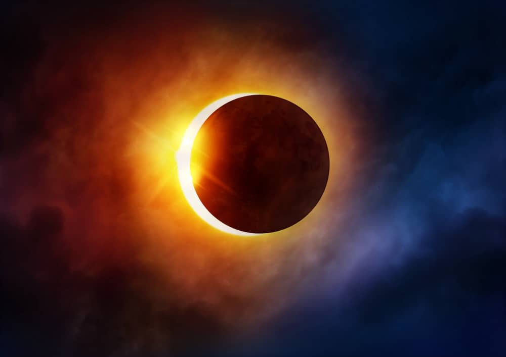 illustration of a solar eclipse