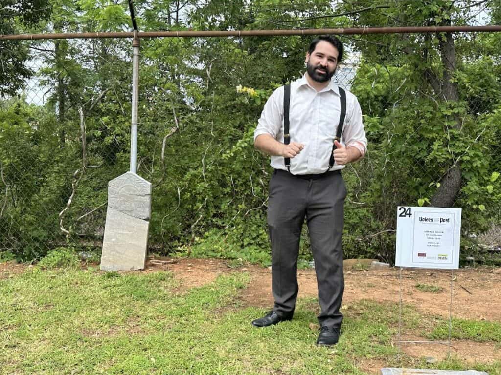 historical interpreter Jason Tapp
