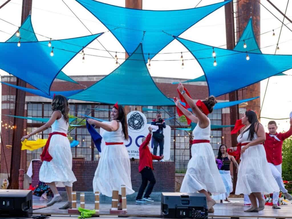 dance performance at BOOM Charlotte