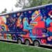 colorful stage trailer for CSO Roadshow