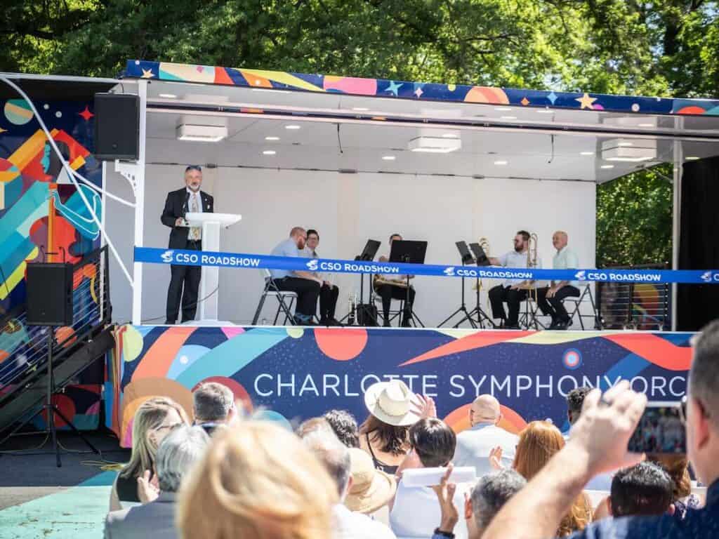 stage trailer for CSO Roadshow