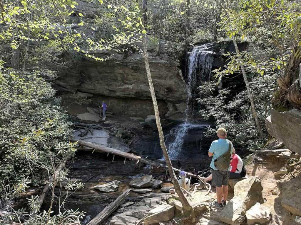 Window Falls at Hanging Rock State Park.