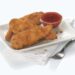 3 chicken strips with dipping sauce