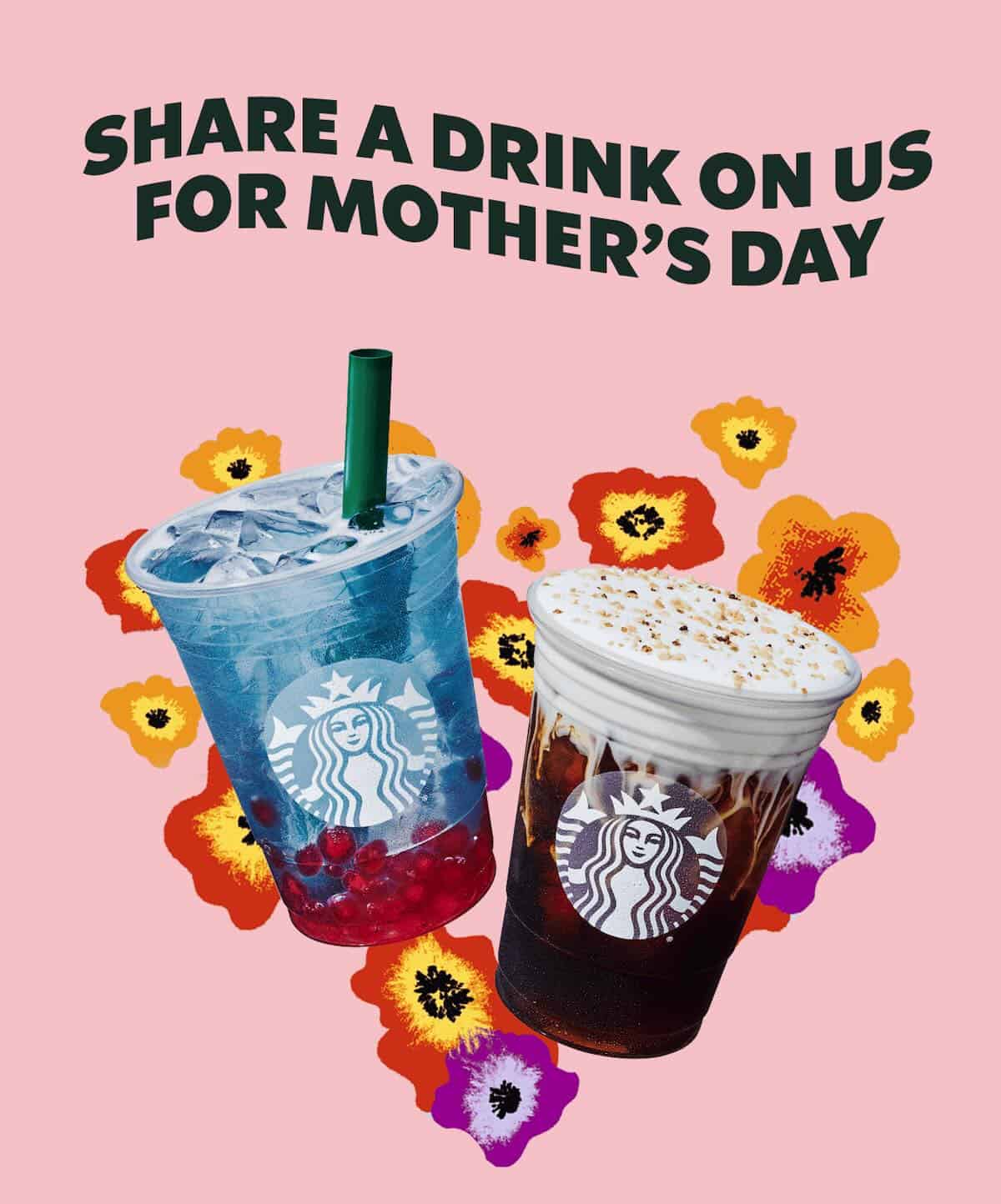 Buy one drink, get one free at Starbucks on Mother's Day Charlotte On