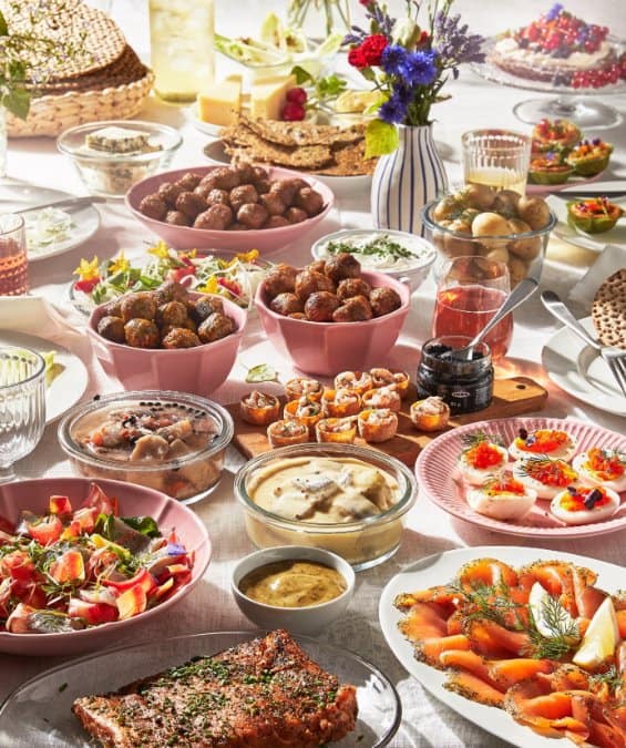 Swedish buffet at IKEA
