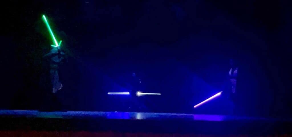 LED Saber combat and choreography