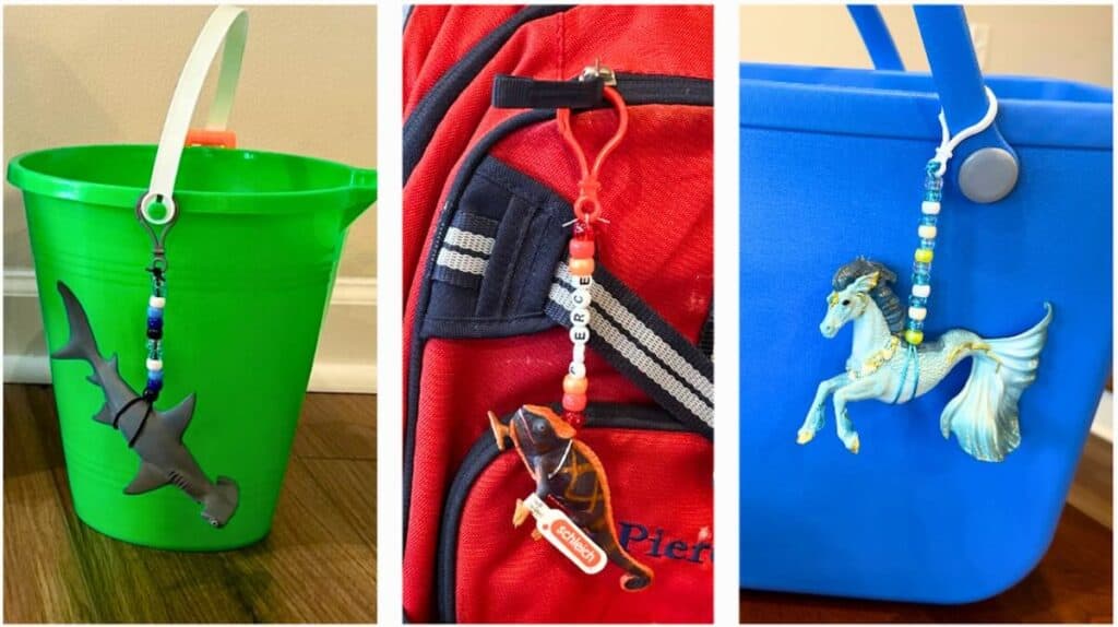 three bag tags