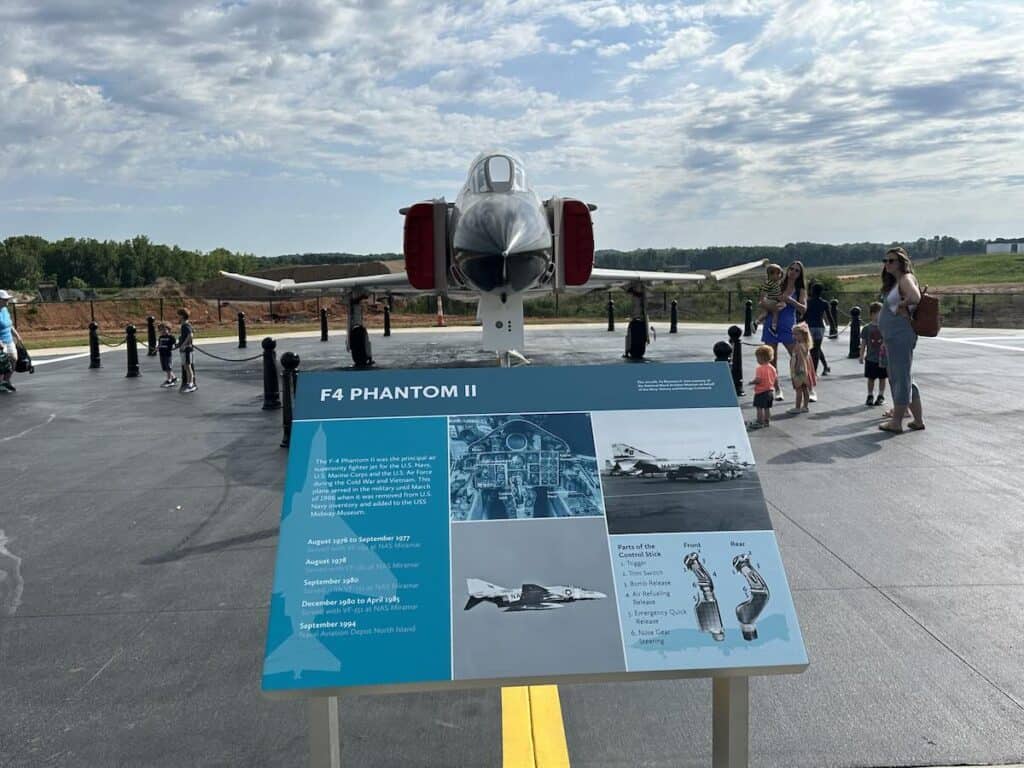 F4 Phantom II display at CLT Airport Overlook