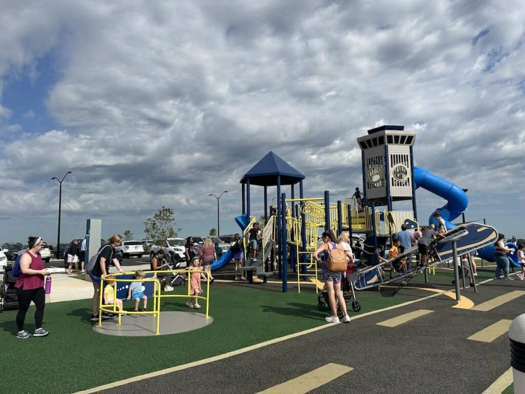 playground on CLT Airport Overlook