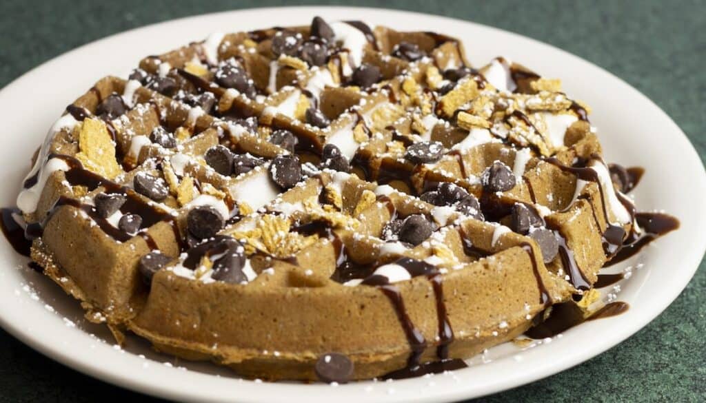S'mores waffle from Metro Diner