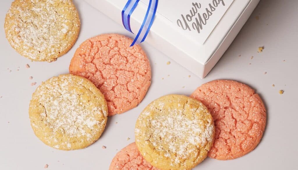 lemon sugar and pink lemonade cookies from Tiff's Treats