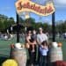 Family under banner for Lakeboterfest