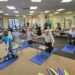 people participating in an exercise class