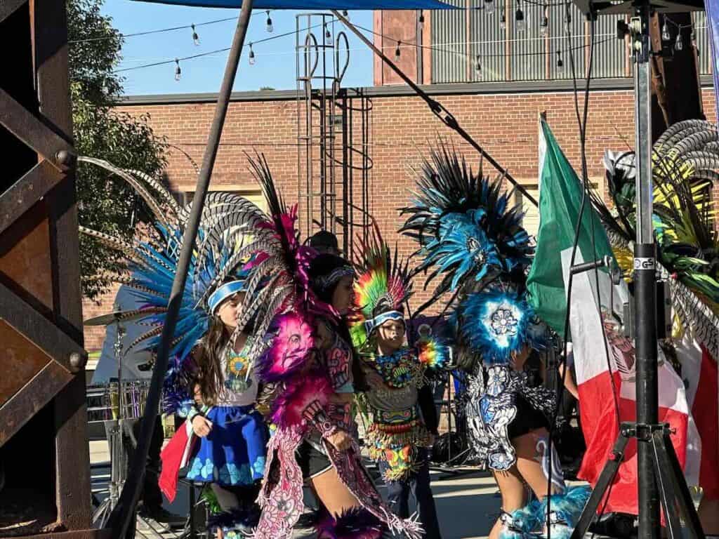 Performances at Day of the Dead celebration at Camp North End in Charlotte