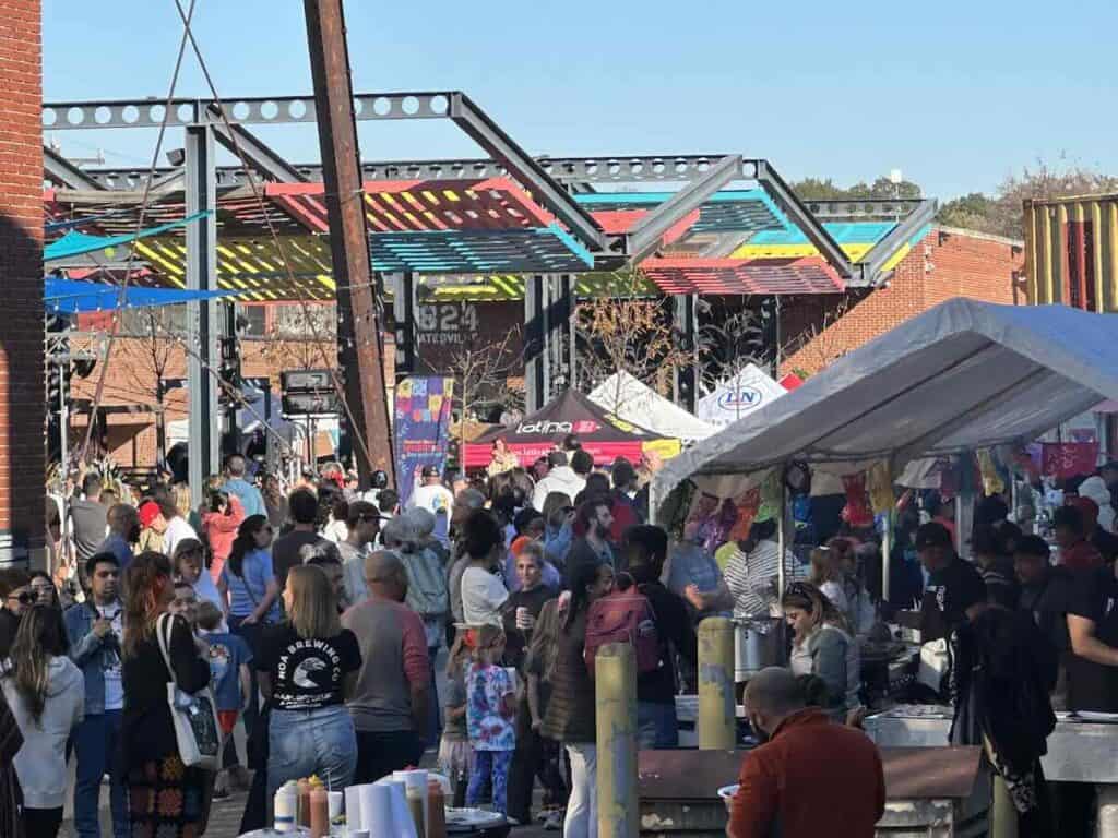 Day of the Dead celebration at Camp North End in Charlotte