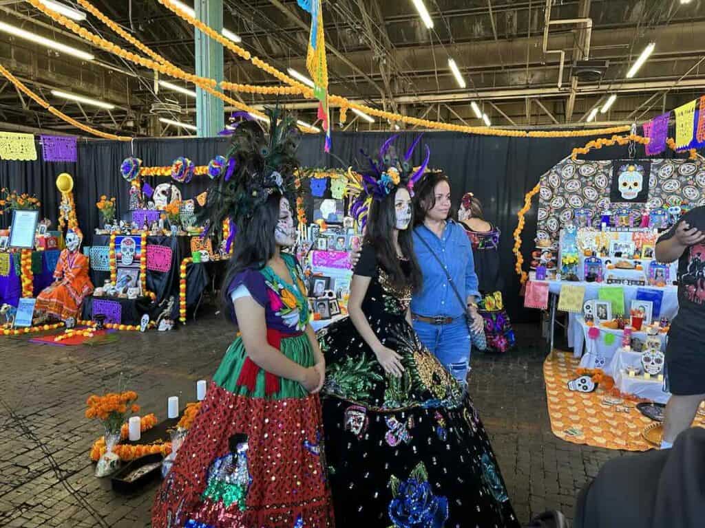 Day of the Dead celebration at Camp North End in Charlotte