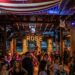 People line dancing at The Rose in Charlotte