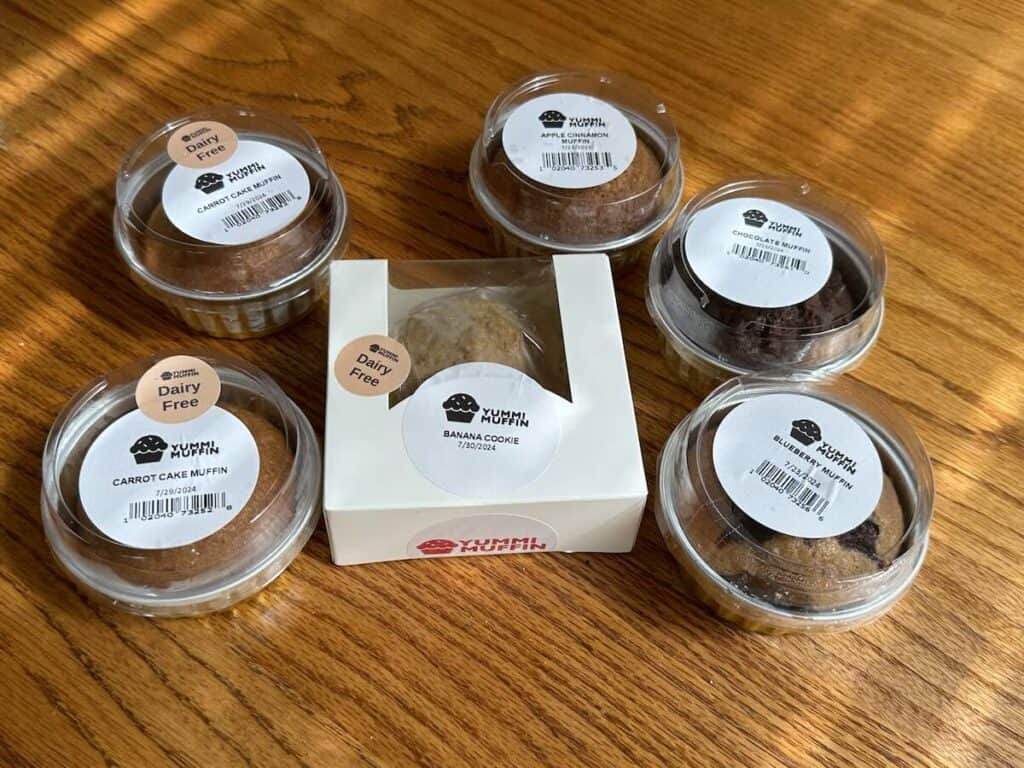 Muffins and cookies through Too Good To Go